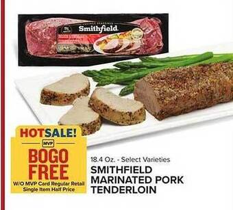 Food Lion Smithfield marinated pork tenderloin offer
