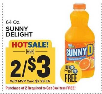 Food Lion Sunny delight offer