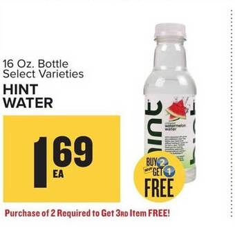 Food Lion Hint water offer