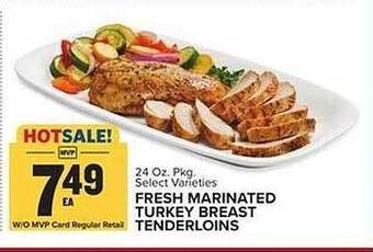 Food Lion Fresh marinated turkey breast tenderloins offer