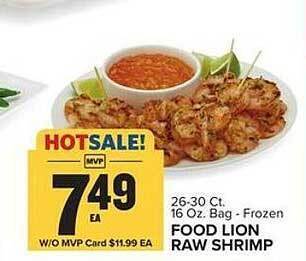 Food Lion Food lion raw shrimp offer