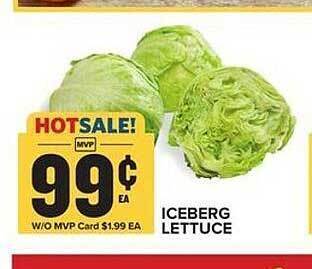 Food Lion Iceberg lettuce offer