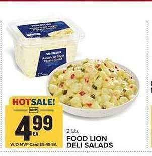 Food Lion Food lion deli salads offer
