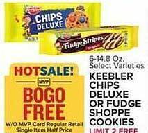 Food Lion Keebler chips deluxe or fudge shoppe cookies offer