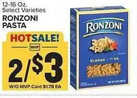 Food Lion Ronzoni pasta offer