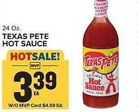 Food Lion Texas pete hot sauce offer