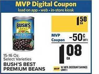 Food Lion Bush's best premium beans offer