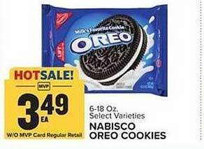Food Lion Nabisco oreo cookies offer
