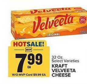 Food Lion Kraft velveeta cheese offer