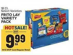 Food Lion Frito lay variety pack offer