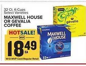 Food Lion Maxwell house or gevalia coffee offer