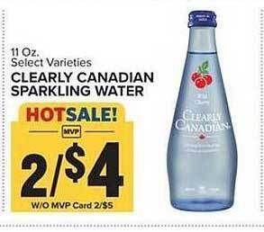 Food Lion Clearly canadian sparkling water offer