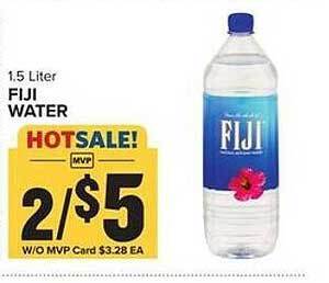 Food Lion Fiji water offer