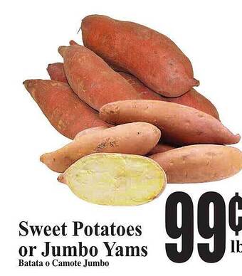 Baja Ranch Sweet potatoes or jumbo yams offer