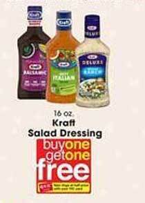 Harris Teeter Kraft salad dressing offer