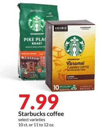 Hy-Vee Starbucks coffee offer