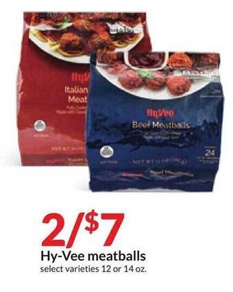 Hy-Vee Hy-vee meatballs offer