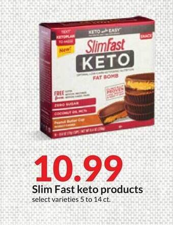 Hy-Vee Slim fast keto products offer