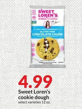 Hy-Vee Sweet loren's cookie dough offer