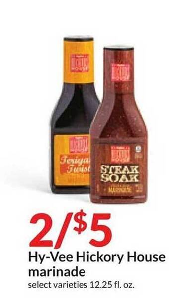 Hy-Vee Hy-vee hickory house marinade offer