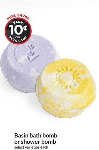 Hy-Vee Basin bath bomb or shower bomb offer