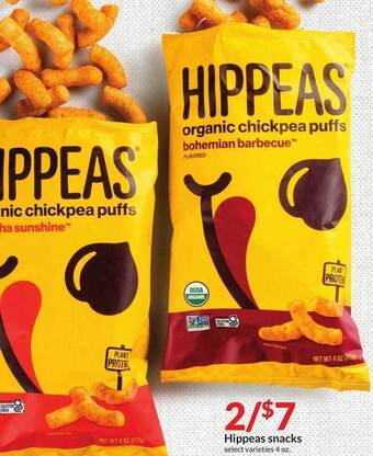 Hy-Vee Hippeas snacks offer