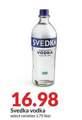 Hy-Vee Svedka vodka offer