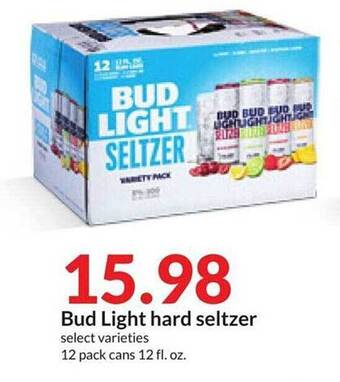 Hy-Vee Bud light hard seltzer offer