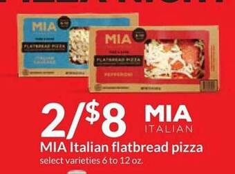 Hy-Vee Mia italian flatbread pizza offer