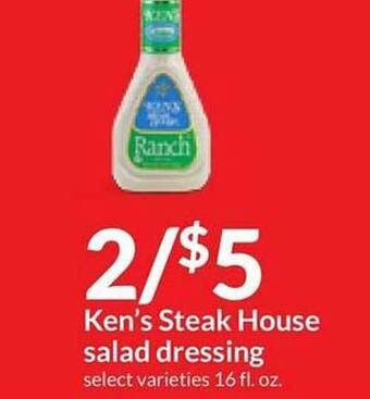 Hy-Vee Ken's steak house salad dressing offer