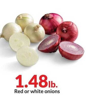Hy-Vee Red or white onions offer
