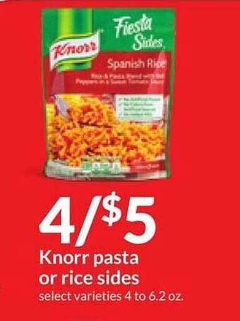 Hy-Vee Knorr pasta or rice sides offer