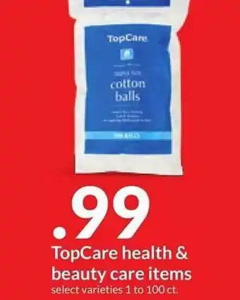 Hy-Vee Topcare health & beauty care items offer