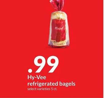 Hy-Vee Hy-vee refrigerated bagels offer