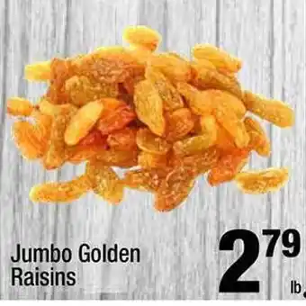 Super King Markets Jumbo golden raisins offer