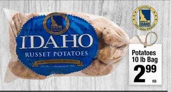 Super King Markets Idaho russet potatoes offer