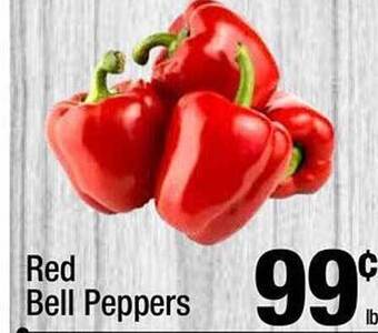 Super King Markets Red bell peppers offer
