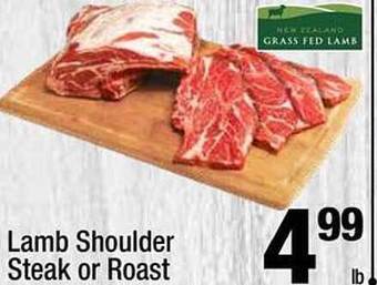 Super King Markets Lamb shoulder steak or roast offer