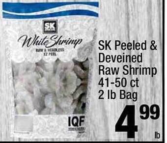 Super King Markets Sk peeled & deveined raw shrimp offer