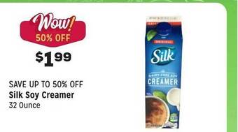 Grocery Outlet Silk soy creamer offer