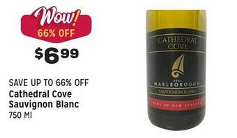 Grocery Outlet Cathedral cove sauvignon blanc offer