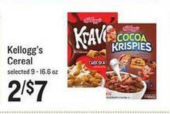 Lowes Foods Kellogg's cereal offer
