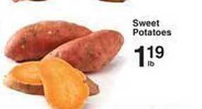 Price Chopper Sweet potatoes offer