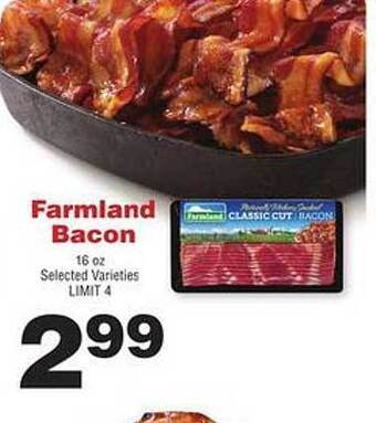Price Chopper Farmland bacon offer