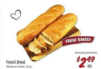 Sprouts Farmers Market French bread offer