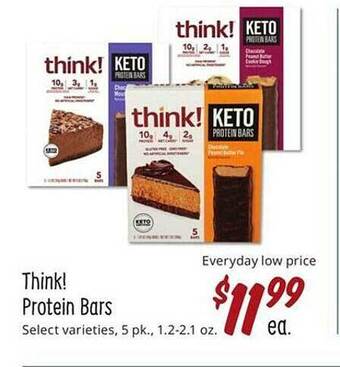Sprouts Farmers Market Think! protein bars offer