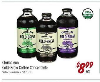Sprouts Farmers Market Chameleon cold-brew coffee concentrate offer