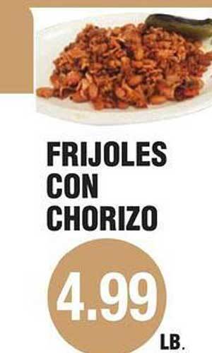 Carnicerias Jimenez Frijoles con chorizo offer
