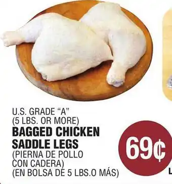 Carnicerias Jimenez Bagged chicken saddle legs offer