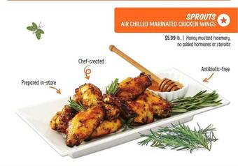 Sprouts Farmers Market Sprouts air chilled marinated chicken wings offer